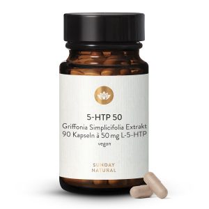 5-HTP 50 мг Гріффонія — амінокислота для настрою та сну (5-HTP 50mg Griffonia Simplicifolia)