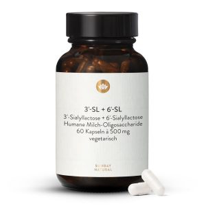 3'- + 6'-Сіалілактоза Капсули | HMO олігосахариди 60 шт (3’- + 6'-Sialyllactose Kapseln)