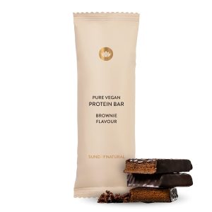 Веганський протеїновий батончик Брауні Pure Vegan Protein Bar 40г (Pure Vegan Protein Bar Brownie)