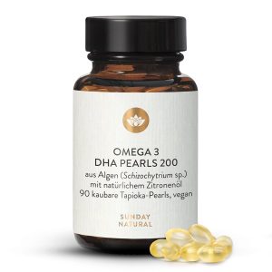 Омега-3 DHA 200 Веган жувальні капсули з водоростей 90 шт (Omega 3 Pearls DHA 200 Vegan, Kaubar)