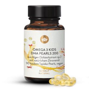 Омега-3 для дітей DHA Pearls 200 Веган жувальні 90 капсул (Omega 3 Kids DHA Pearls 200 Vegan, Kaubar)