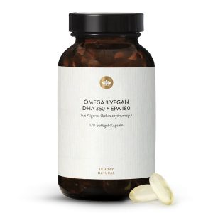 Омега-3 ДГК 350 ЕПК 180 Веган з водоростей 120 капсул (Omega 3 DHA 350 EPA 180 Vegan)