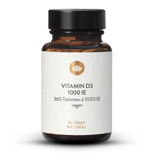 Вітамін D3 1000 МО таблетки Sunferol® 365 шт — sunday.co.ua (Vitamin D3 1.000IE Tabletten)