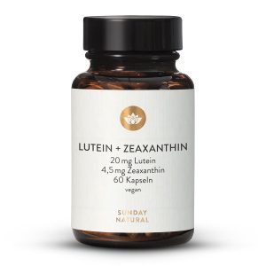 Лютеїн + Зеаксантин 20мг капсули для зору — 60 шт (Lutein + Zeaxanthin Kapseln)