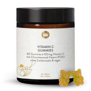 Вітамін C жувальні цукерки з FOS 100мг | 60 шт без цукру (Vitamin C Gummies)