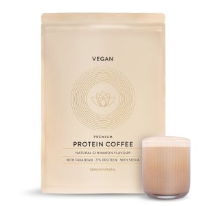 Протеїнова кава з корицею веганська 1000г | Sunday (Protein Coffee Natural Cinnamon)