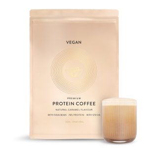 Протеїнова кава Натуральна карамель 1000г | Веганський протеїн (Protein Coffee Natural Caramel)