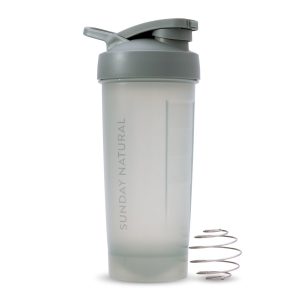 Шейкер Блакитно-сизий 600 мл BPA-free з кулькою з нержавіючої сталі (Shaker Taubenblau)
