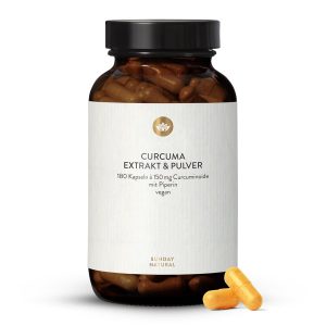 Екстракт Куркуми + Порошок 95% куркумінів 180 капсул (Curcuma Extrakt + Pulver)