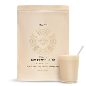 Органічний протеїн 12K Натуральна ваніль 1000г | Веганський (Bio Protein 12K Natural Vanilla)