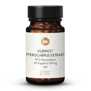 Silbinol® Екстракт Pterocarpus 90% птеростильбен 60 капсул (Silbinol® Pterocarpus Extrakt)