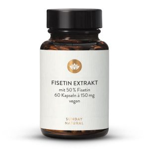 Екстракт Фізетину 300 мг (150 мг фізетину) – 60 капсул (Fisetin Extrakt)