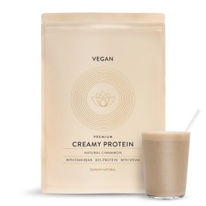 Веганський вершковий протеїн з корицею 1000г | Sunday (Creamy Protein Natural Cinnamon)