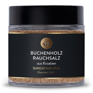Копчена сіль на буковому дереві — гурме сіль преміум якості (Buchenholz Rauchsalz)