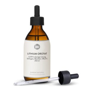Літій Оротат розчин 500 ppm — 250 мл, чистота 98,5% (Lithium Orotat)