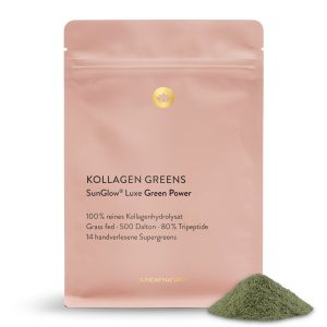 Колаген з зеленими суперфудами SunGlow® Luxe — 180г порошку (KOLLAGEN GREENS SunGlow® Luxe)