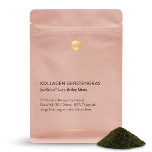 Колаген з ячмінною травою SunGlow® Luxe — порошок 180г (KOLLAGEN GERSTENGRAS SunGlow® Luxe)