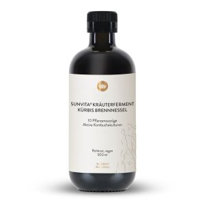 SUNVITA® Ферментат Гарбуз Кропива з Комбучею 500 мл (SUNVITA® Kräuterferment Kürbis Brennnessel)