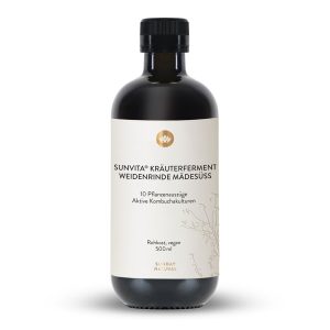 SUNVITA® Ферментат Верба Таволга з комбучою 500 мл (SUNVITA® Kräuterferment Weidenrinde Mädesüss)