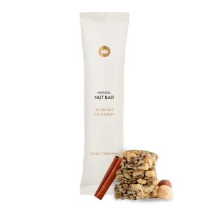 Горіховий батончик з фундуком та корицею 17% білка 36г (Natural Nut Bar Hazelnut Cinnamon)